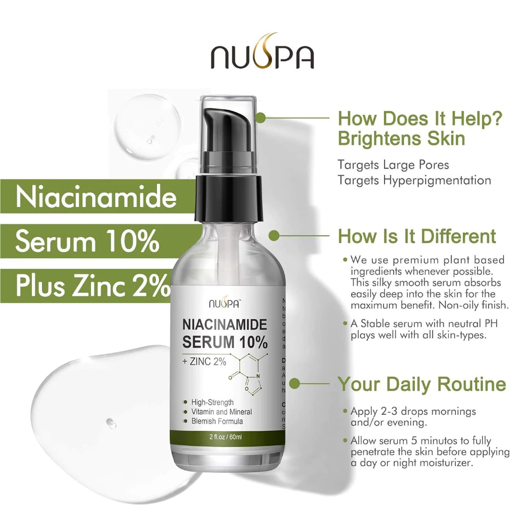 Nuspa Niacinamide Serum (60ml) - Image 2