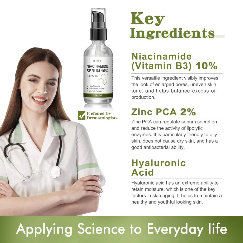 Nuspa Niacinamide Serum (60ml) - Image 3